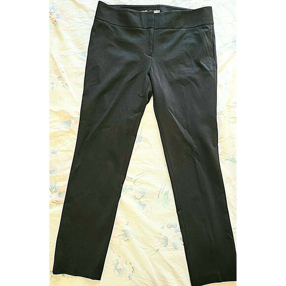 VINCE CAMUTO  WOMEN'S BLACK STRAIGHT PANTS SIZE 12  # 369 - Picture 1 of 9